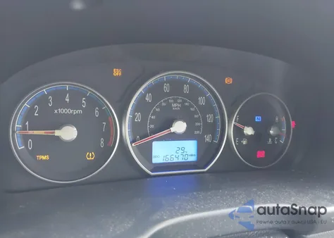 2009 Hyundai Santa Fe Gls z USA, uszkodzony, nr VIN 5NMSG73D89H307716